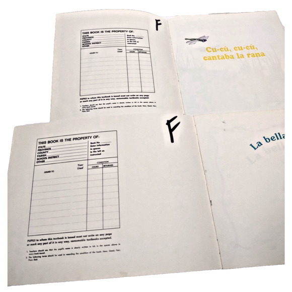 Lot of 2 Spanish Kids LA BELLA HORTELANA By Gomez Cu-cu Cu-cu Cantaba La Rana - Picture 6 of 7